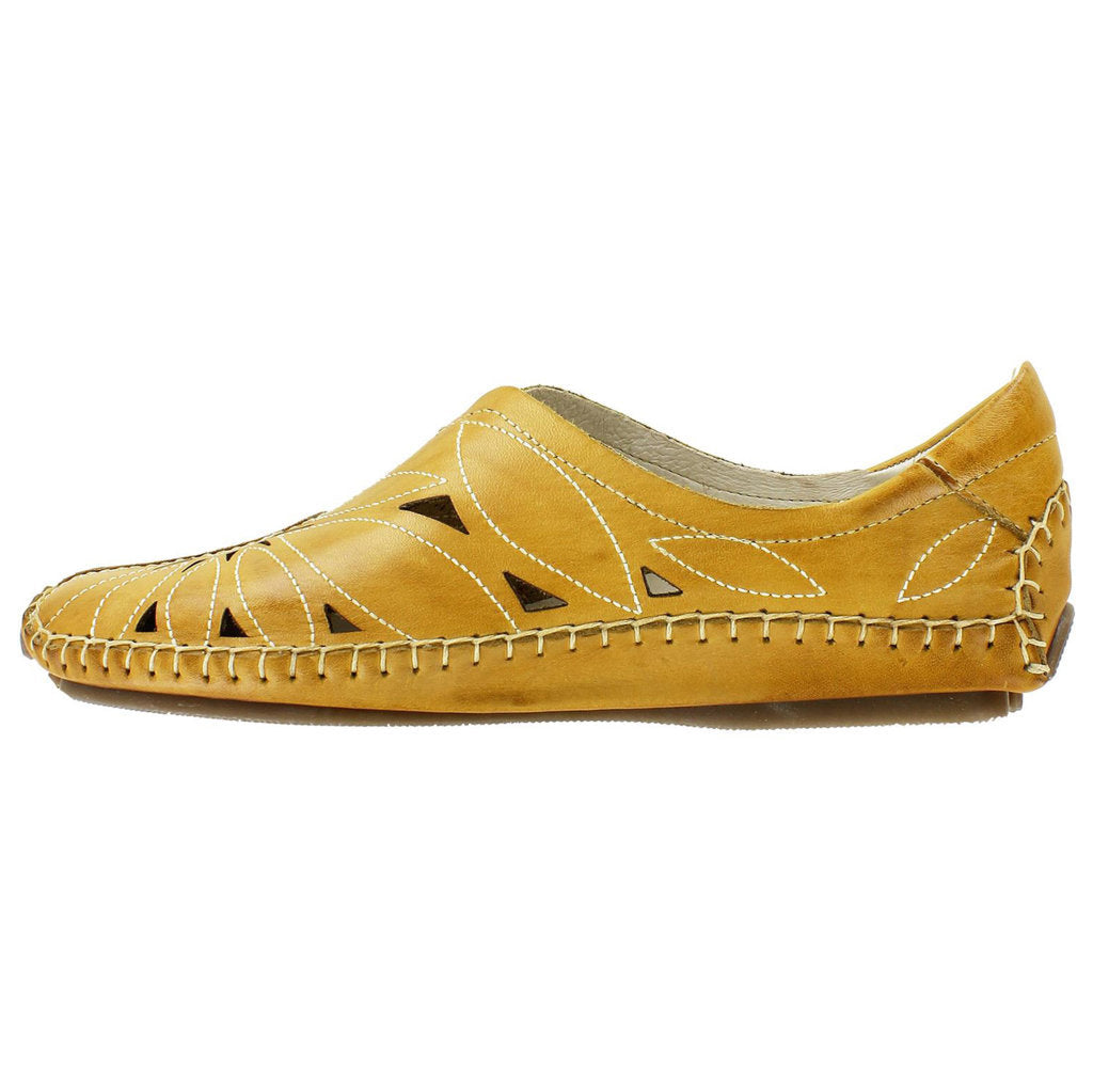 Pikolinos Jerez 578-7399 Leather Womens Shoes#color_honey