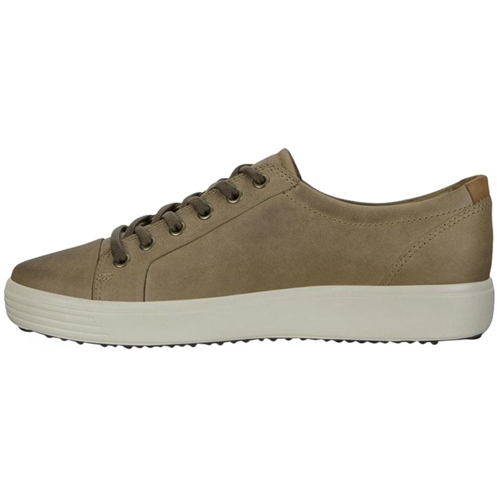 Ecco Soft 7 430004 Leather Mens Sneakers#color_navajo brown