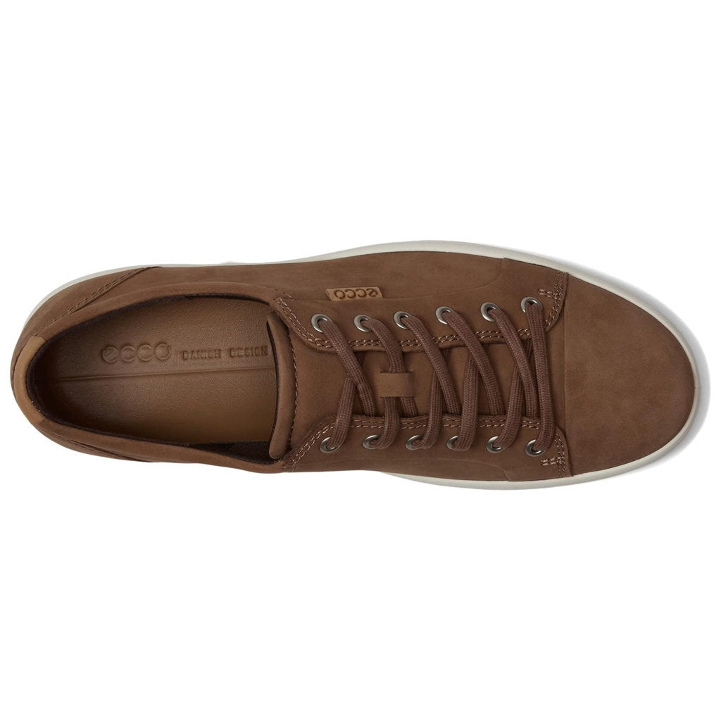 Ecco Soft 7 430004 Leather Mens Sneakers#color_camel lion