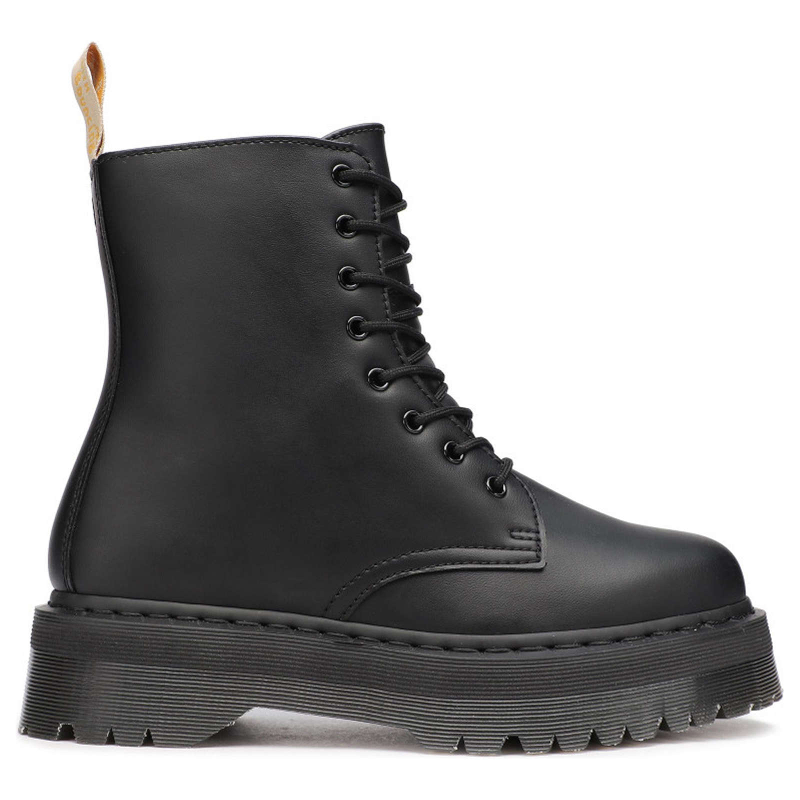 Dr. Martens Jadon II Mono Vegan Felix Rub Off Unisex Boots#color_black