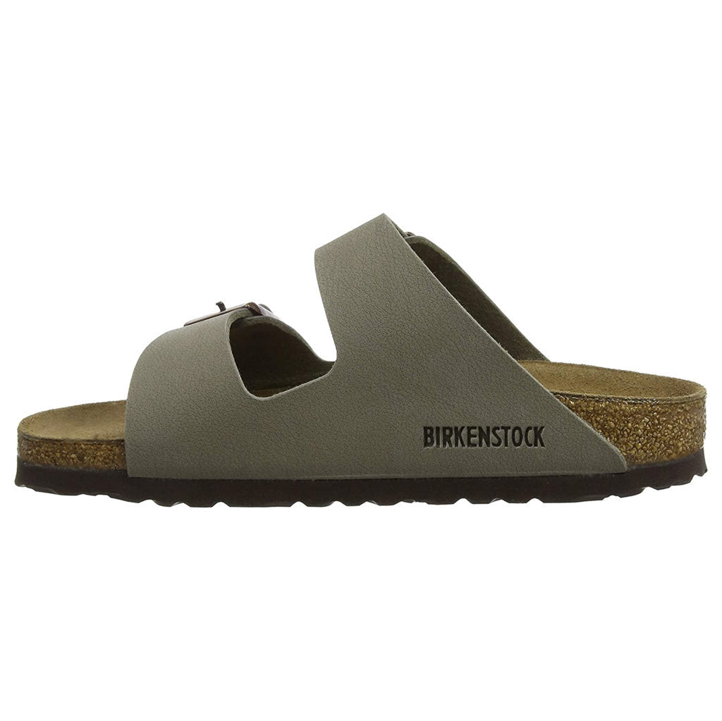 Birkenstock Arizona Birko-Flor Nubuck Unisex Sandals#color_stone