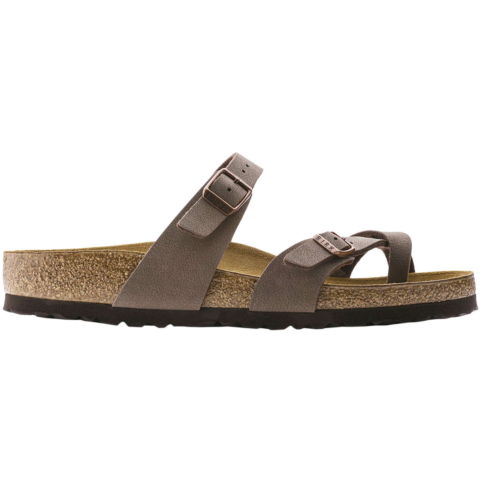 Birkenstock Mayari Birko-Flor Nubuck Unisex Sandals#color_mocca