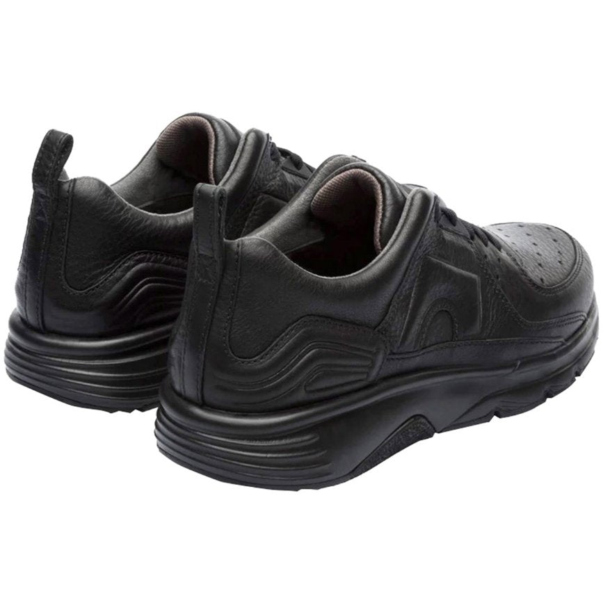 Camper Drift Textured Leather Women's Low-Top Sneakers#color_black
