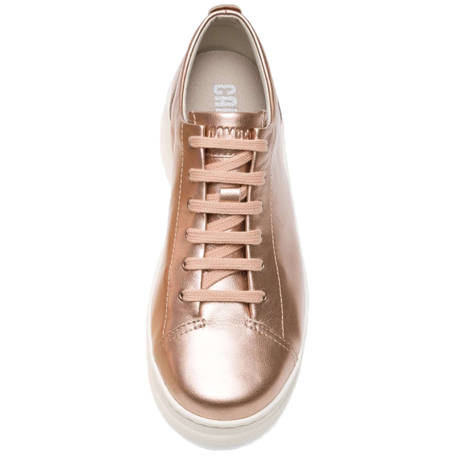 Camper Runner Up Calfskin Leather Women's Low-Top Sneakers#color_pink