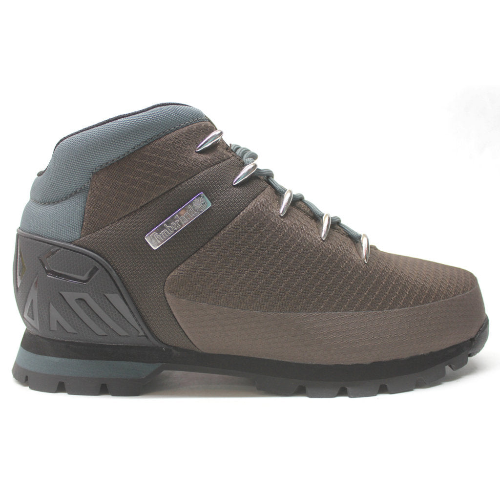 Timberland Euro Sprint Waterproof Mid Hiker Textile Mens Boots#color_dark brown