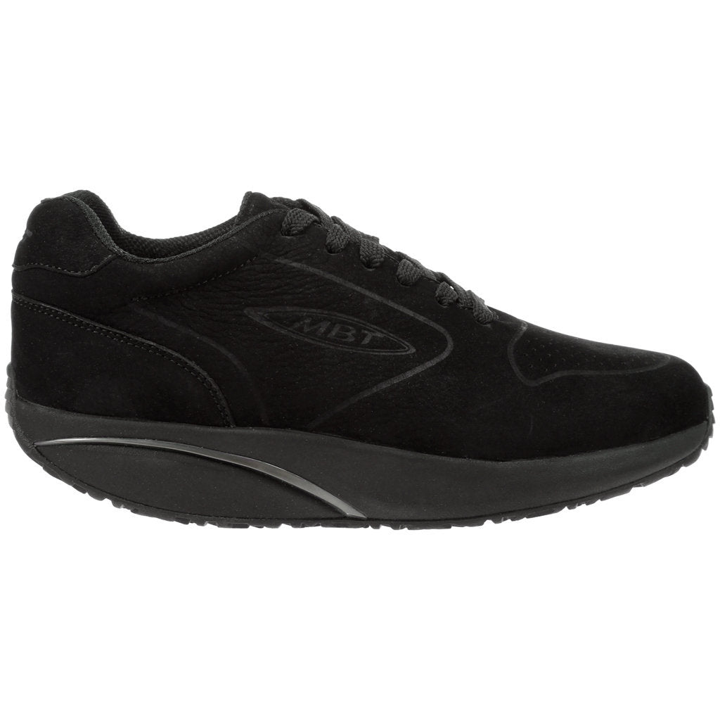 MBT 1997 Synthetic Leather & Mesh Men's Low-Top Sneakers#color_black