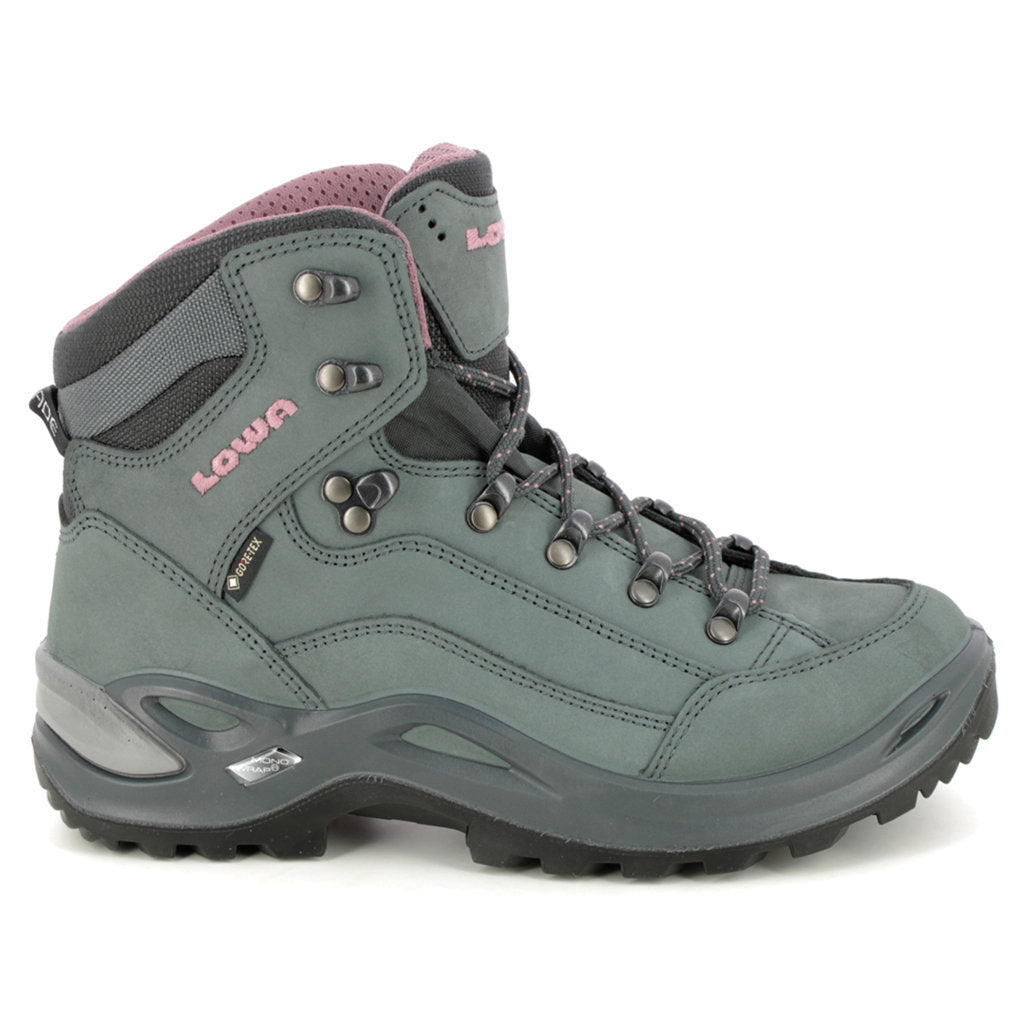 Lowa Renegade GTX Mid Ws Nubuck Womens Boots#color_graphite rose