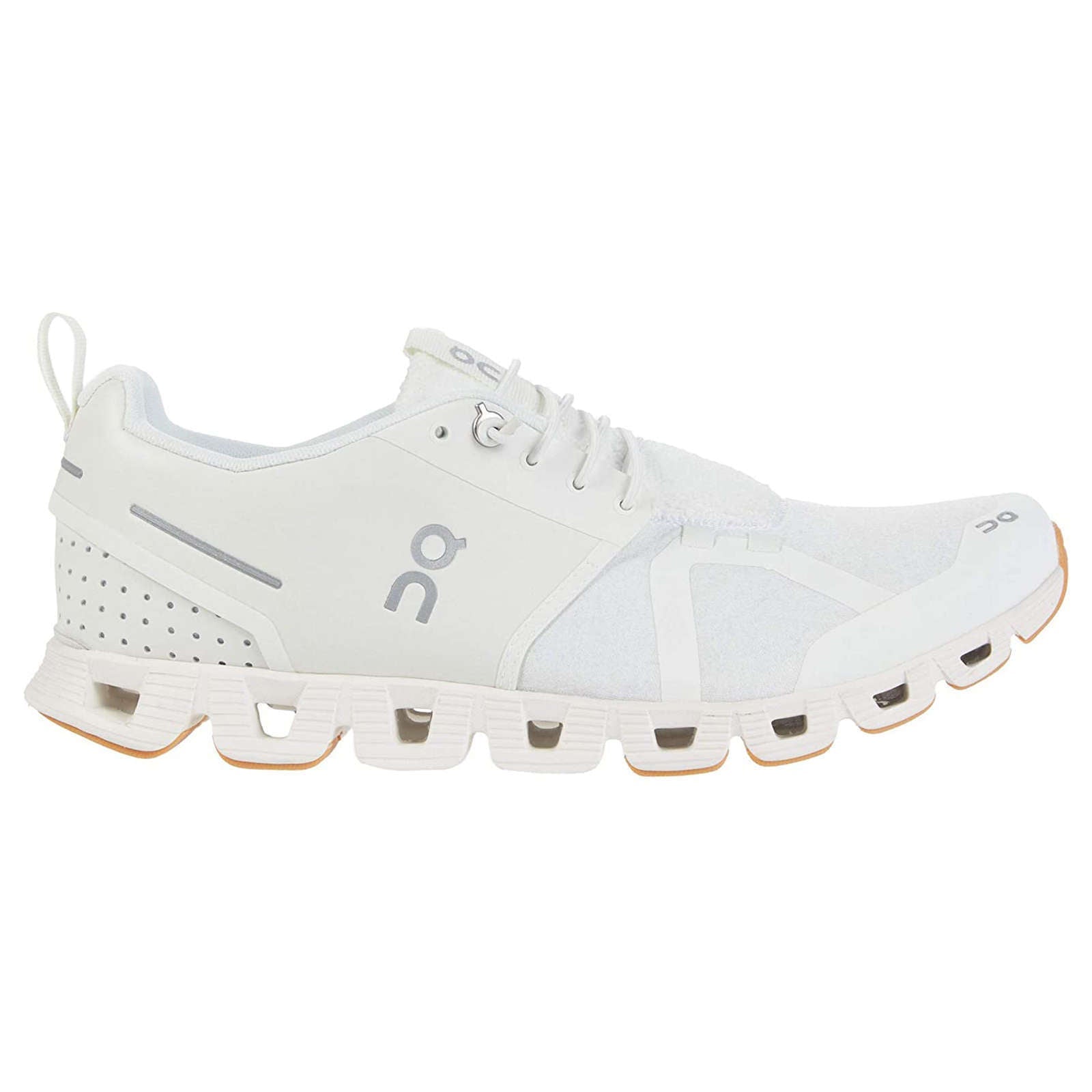 On Running Cloud Terry Textile Men's Low-Top Sneakers#color_white