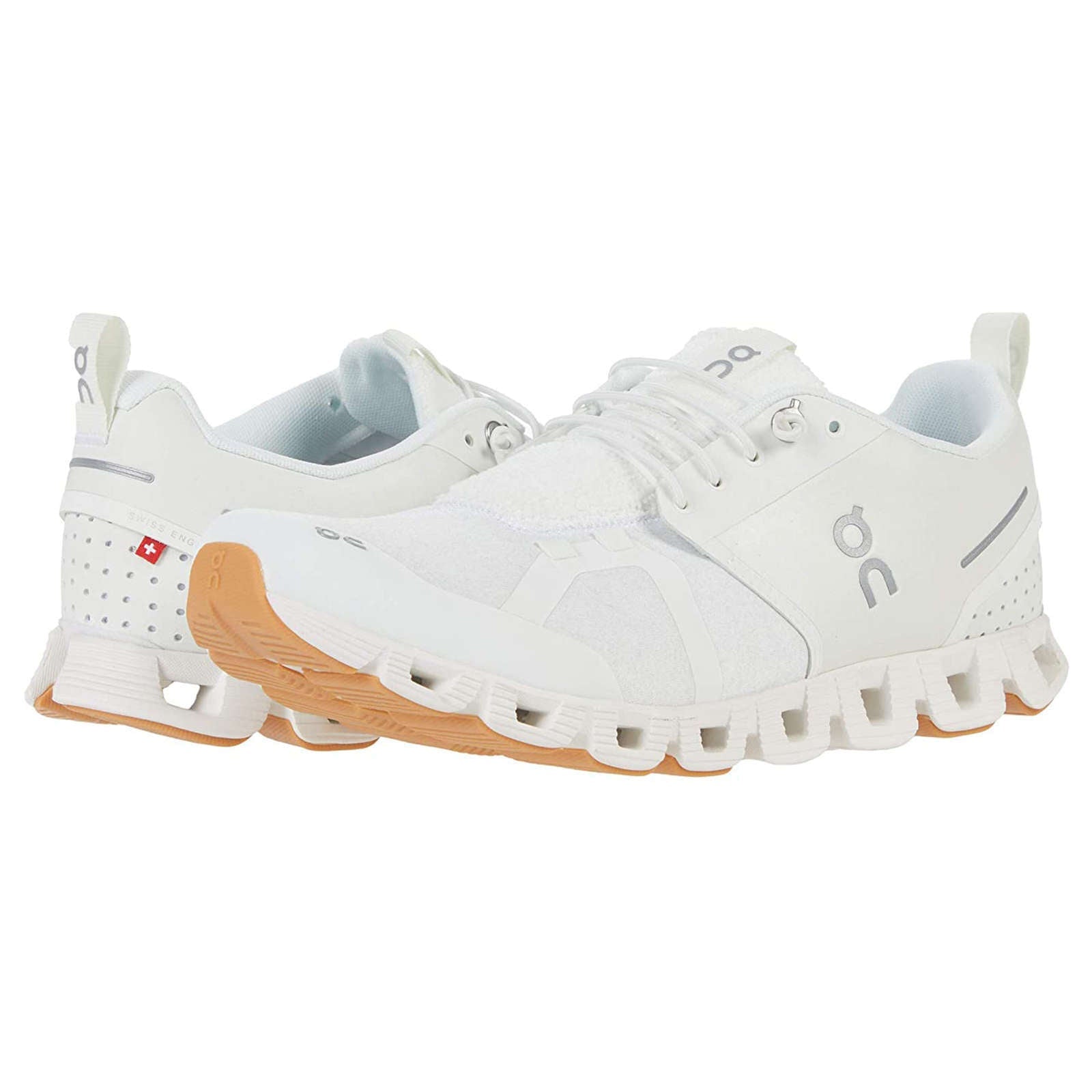 On Running Cloud Terry Textile Men's Low-Top Sneakers#color_white