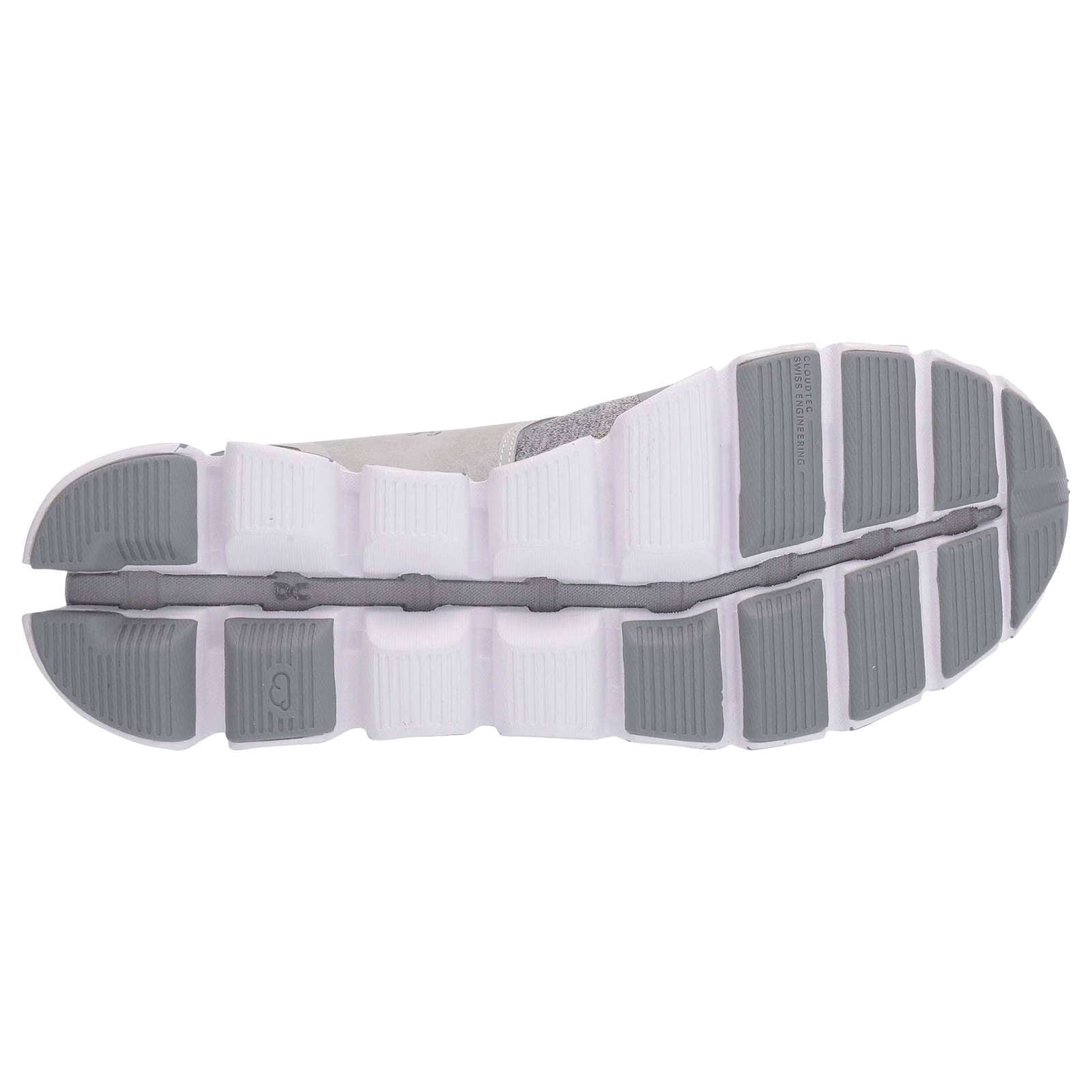 On Cloud Terry Textile Men's Running Shoes#color_silver