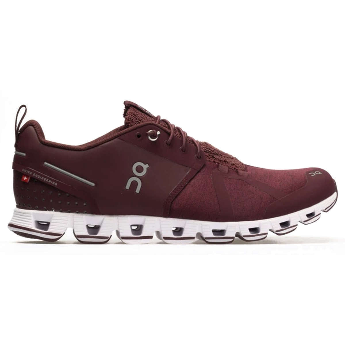 On Running Cloud Terry Textile Men's Low-Top Sneakers#color_ruby