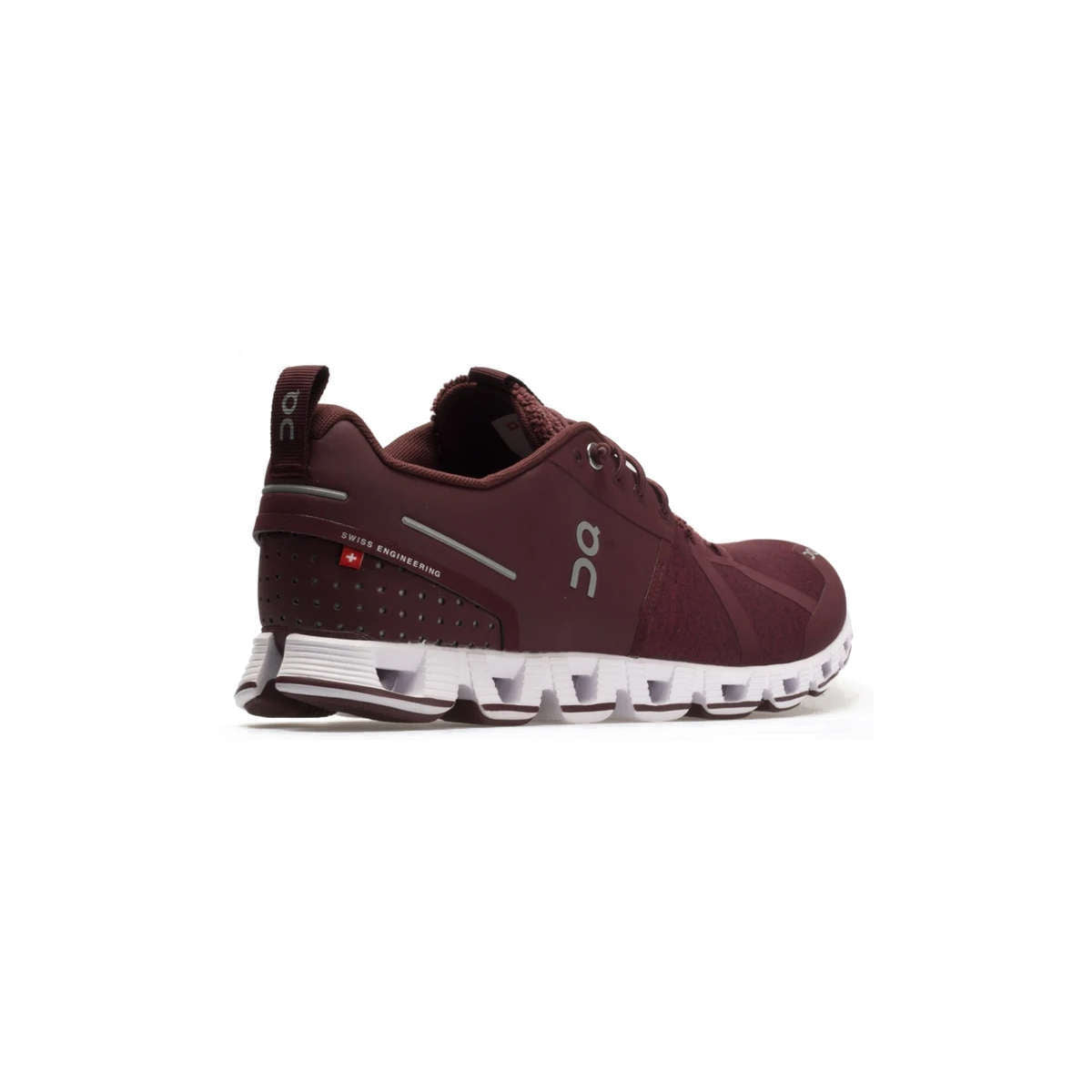 On Running Cloud Terry Textile Men's Low-Top Sneakers#color_ruby