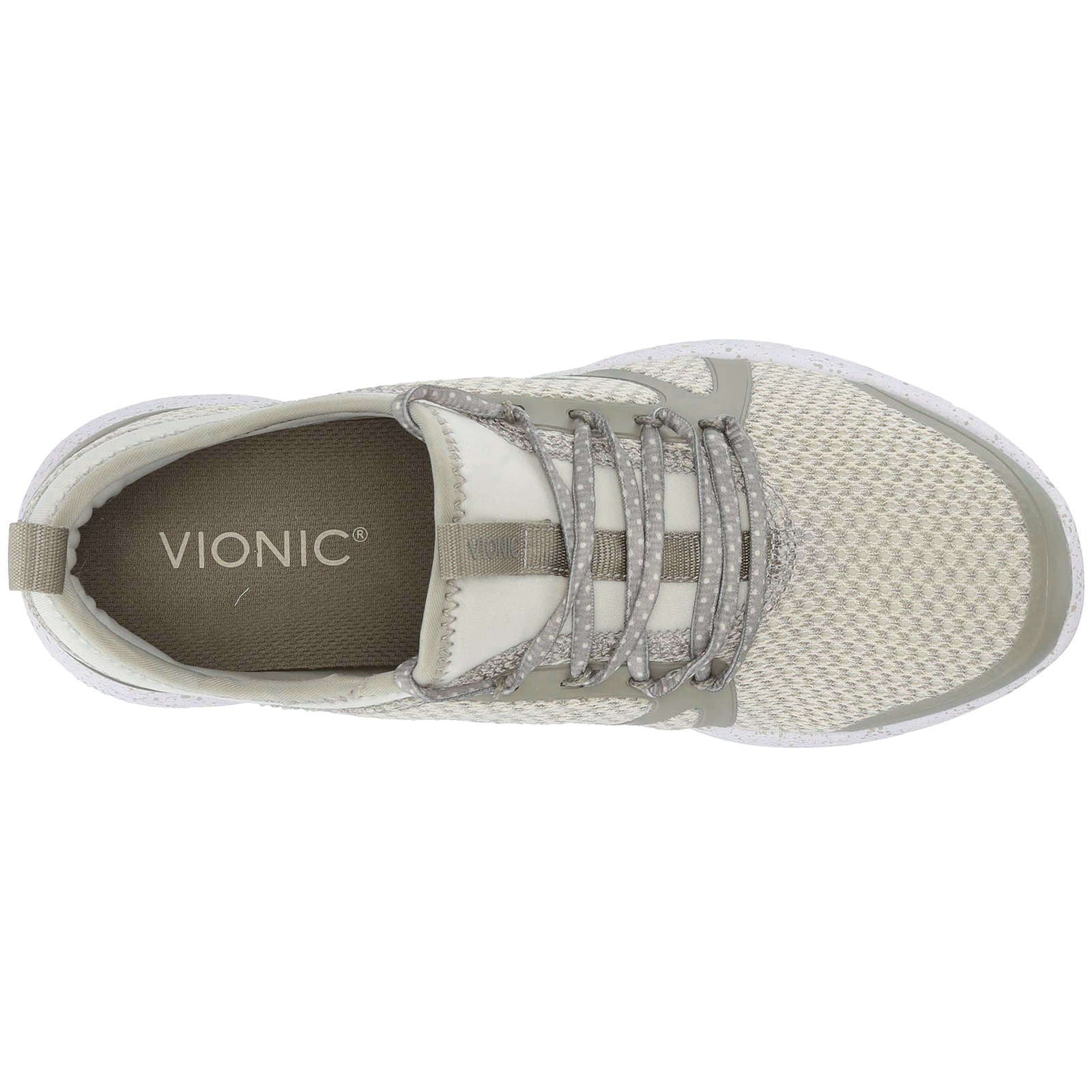 Vionic Brisk Alma Textile Synthetic Womens Sneakers#color_aluminium