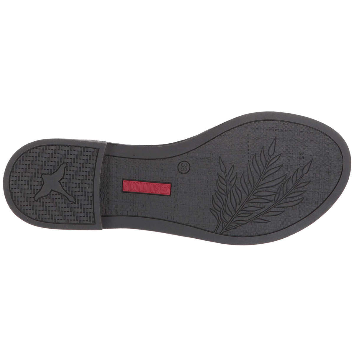 Pikolinos Algar W0X-0552 Leather Womens Sandals#color_black