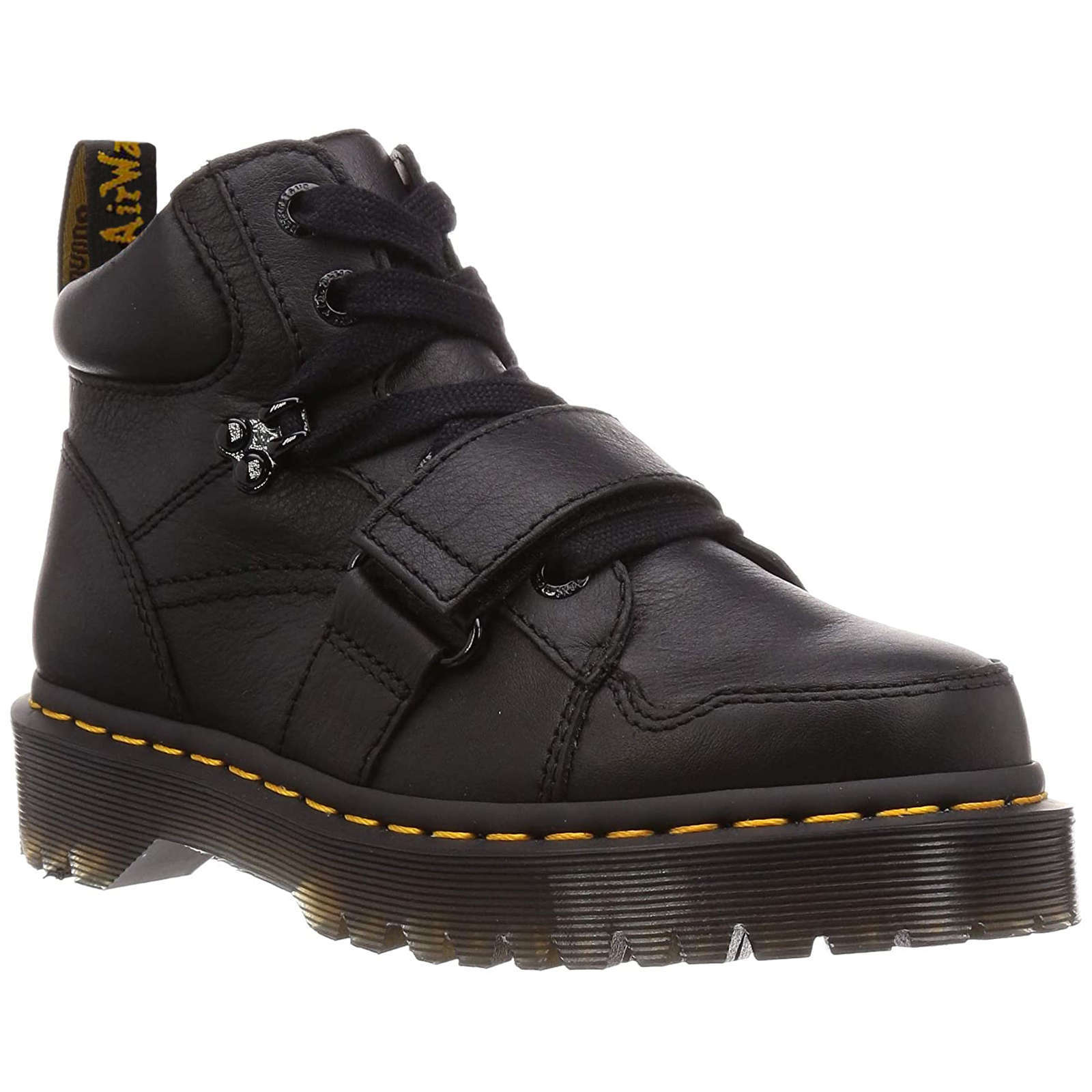 Dr. Martens Zuma II Virginia Leather Womens Boots#color_black