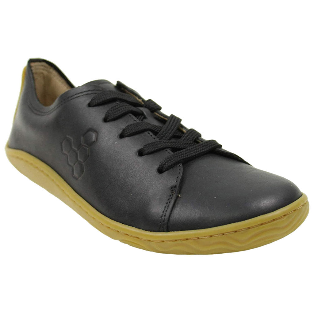 Vivobarefoot Addis Leather Mens Sneakers#color_black