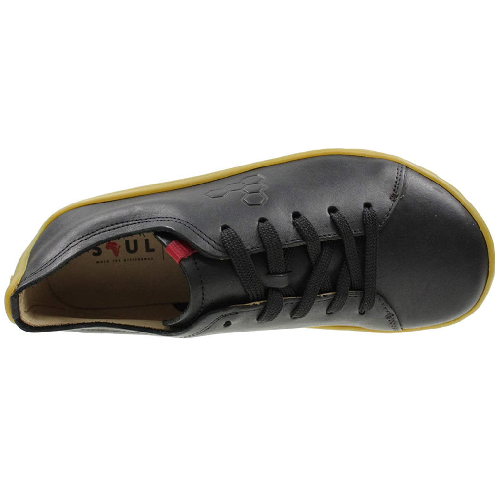 Vivobarefoot Addis Leather Womens Sneakers#color_black