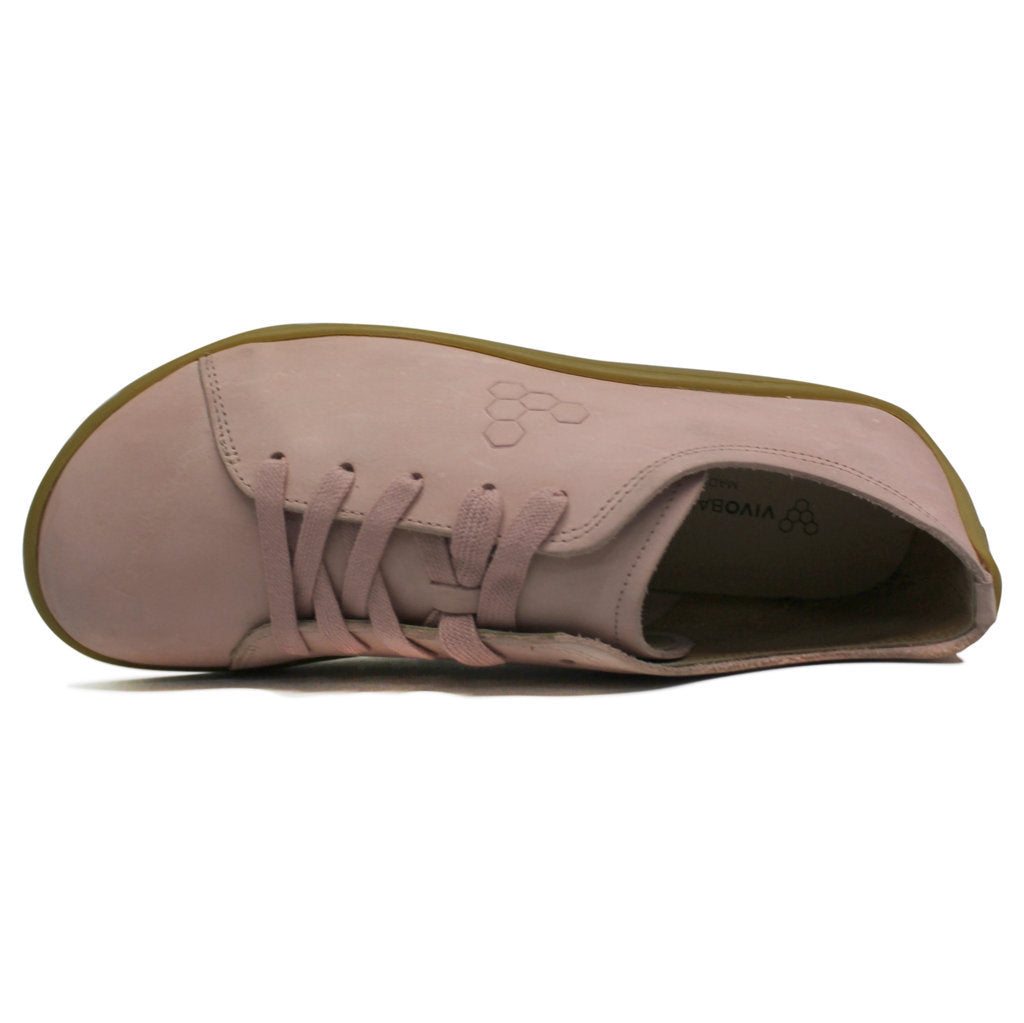 Vivobarefoot Addis Leather Womens Sneakers#color_misty rose
