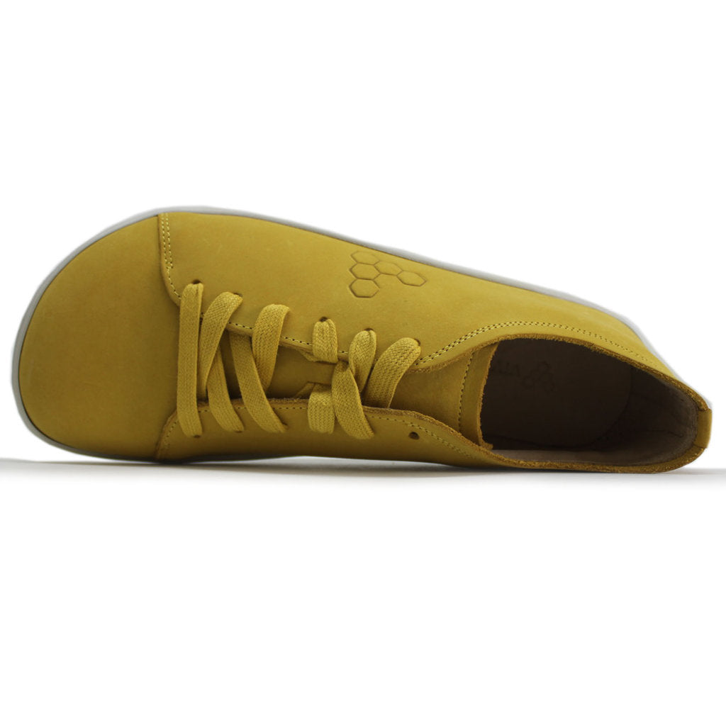 Vivobarefoot Addis Leather Womens Sneakers#color_spicy mustard