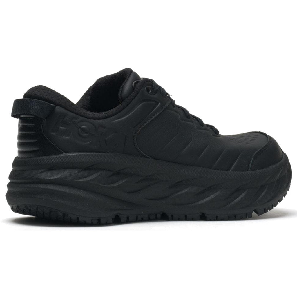 Hoka Bondi SR Leather Women's Running Shoes#color_black