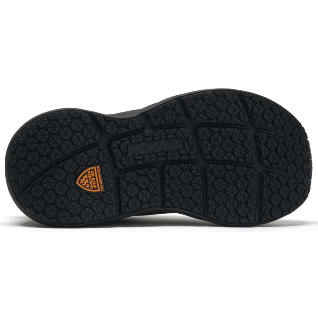 Hoka Bondi SR Leather Women's Running Shoes#color_black