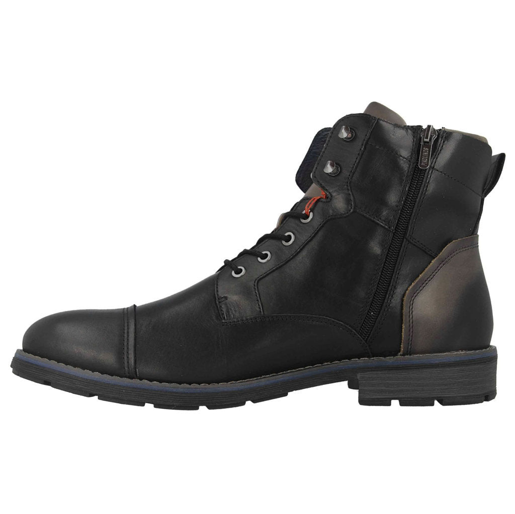 Pikolinos York M2M Leather Mens Boots#color_black