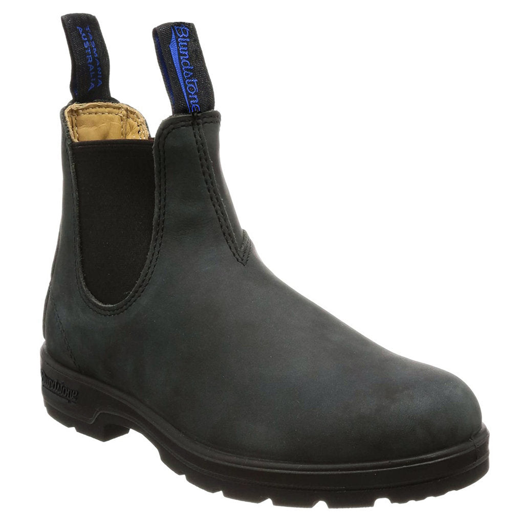 Blundstone 1478 Water-Resistant Leather Unisex Chelsea Boots#color_rustic black