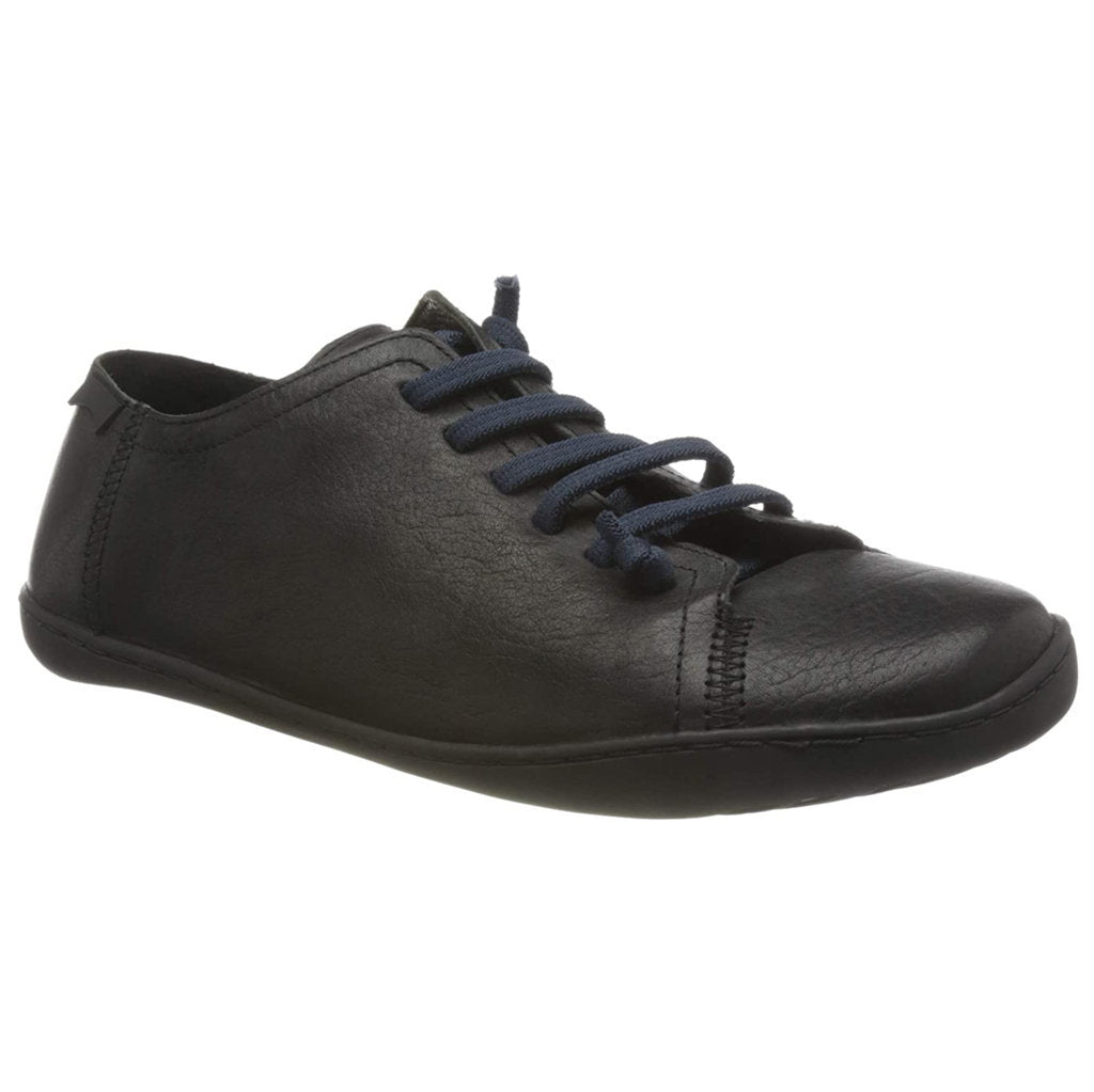 Camper Peu Calfskin Leather Men's Barefoot Sneakers#color_black