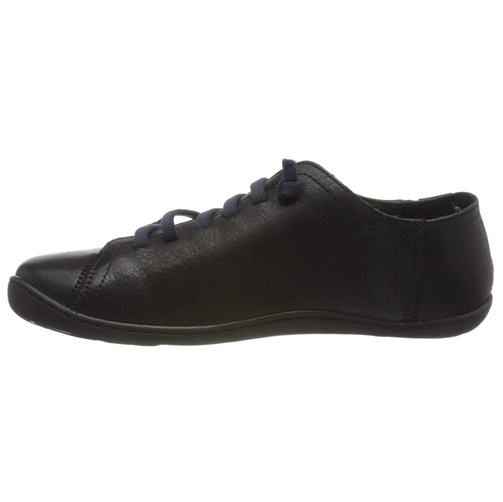 Camper Peu Calfskin Leather Men's Barefoot Sneakers#color_black
