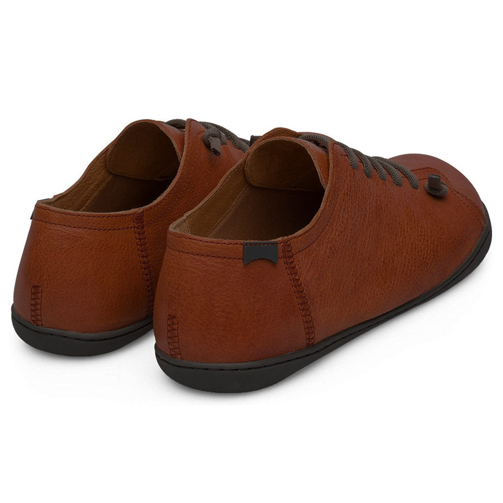 Camper Peu Calfskin Leather Men's Barefoot Sneakers#color_orange
