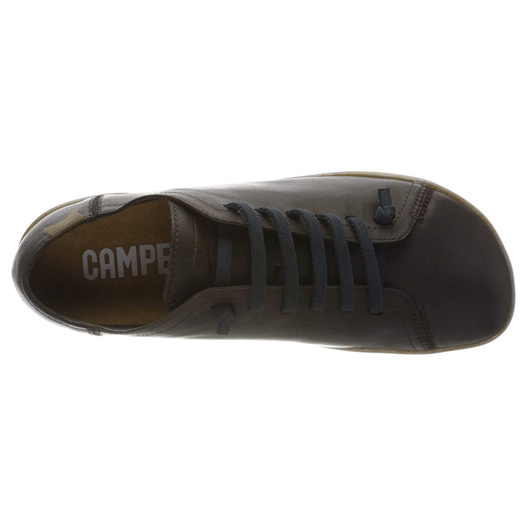 Camper Peu Calfskin Leather Men's Barefoot Sneakers#color_brown