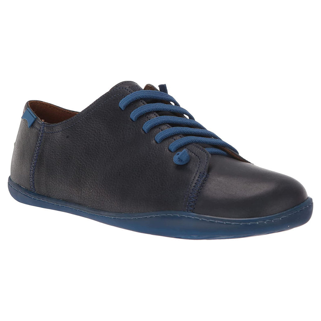 Camper Peu Calfskin Leather Men's Barefoot Sneakers#color_blue