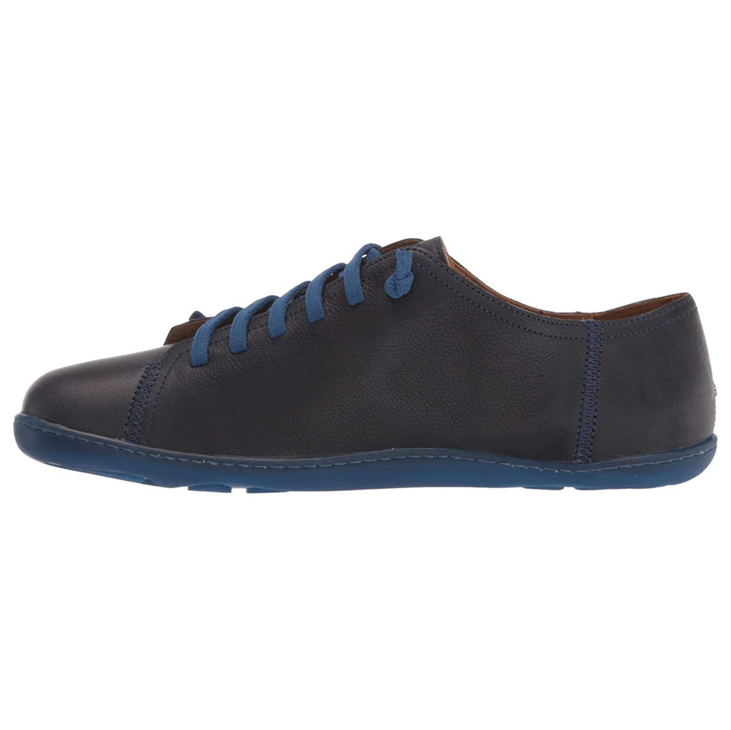 Camper Peu Calfskin Leather Men's Barefoot Sneakers#color_blue