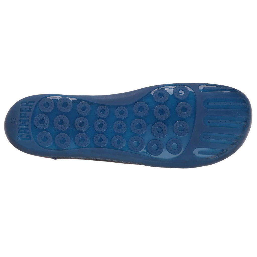 Camper Peu Calfskin Leather Men's Barefoot Sneakers#color_blue