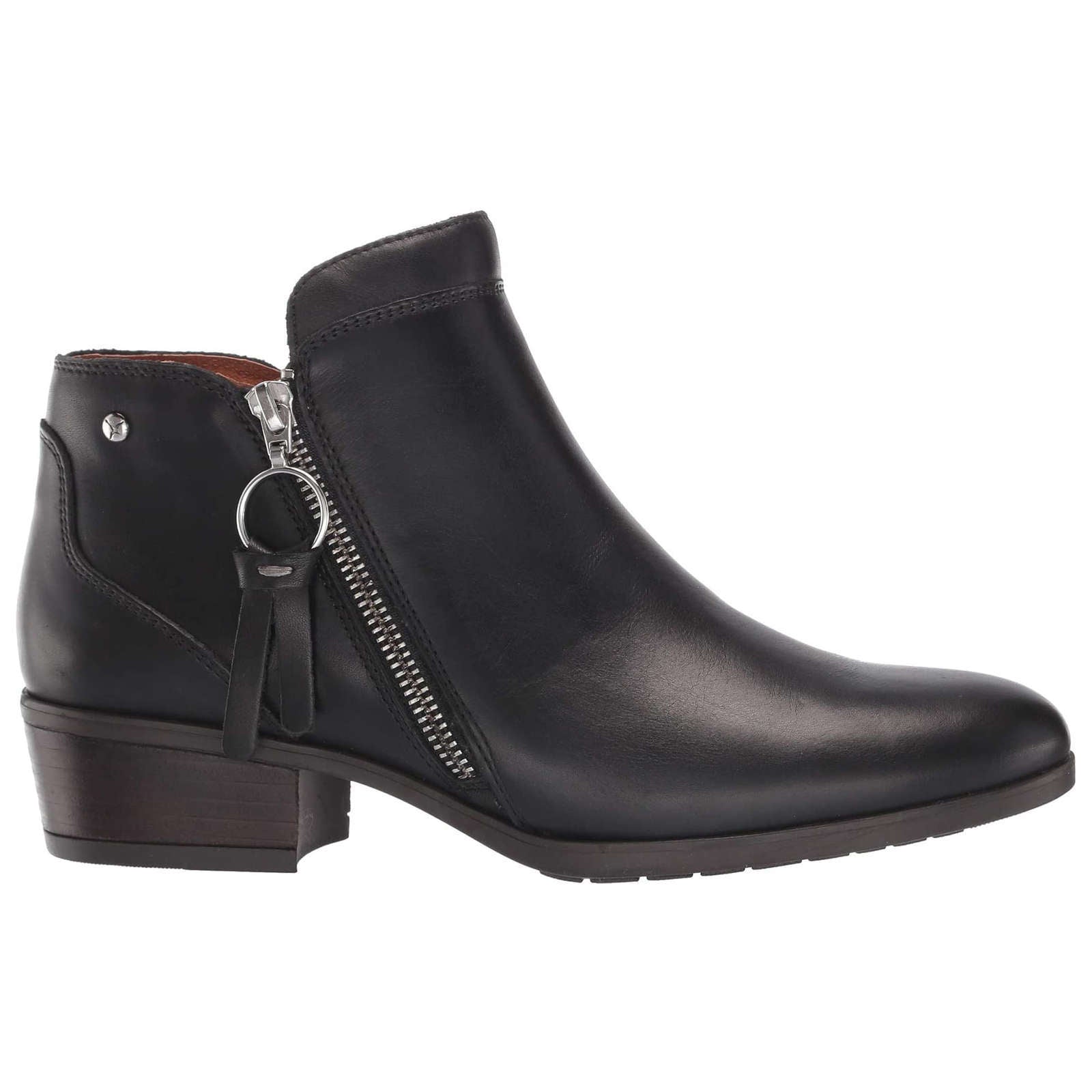 Pikolinos Daroca W1U-8590 Leather Womens Boots#color_black