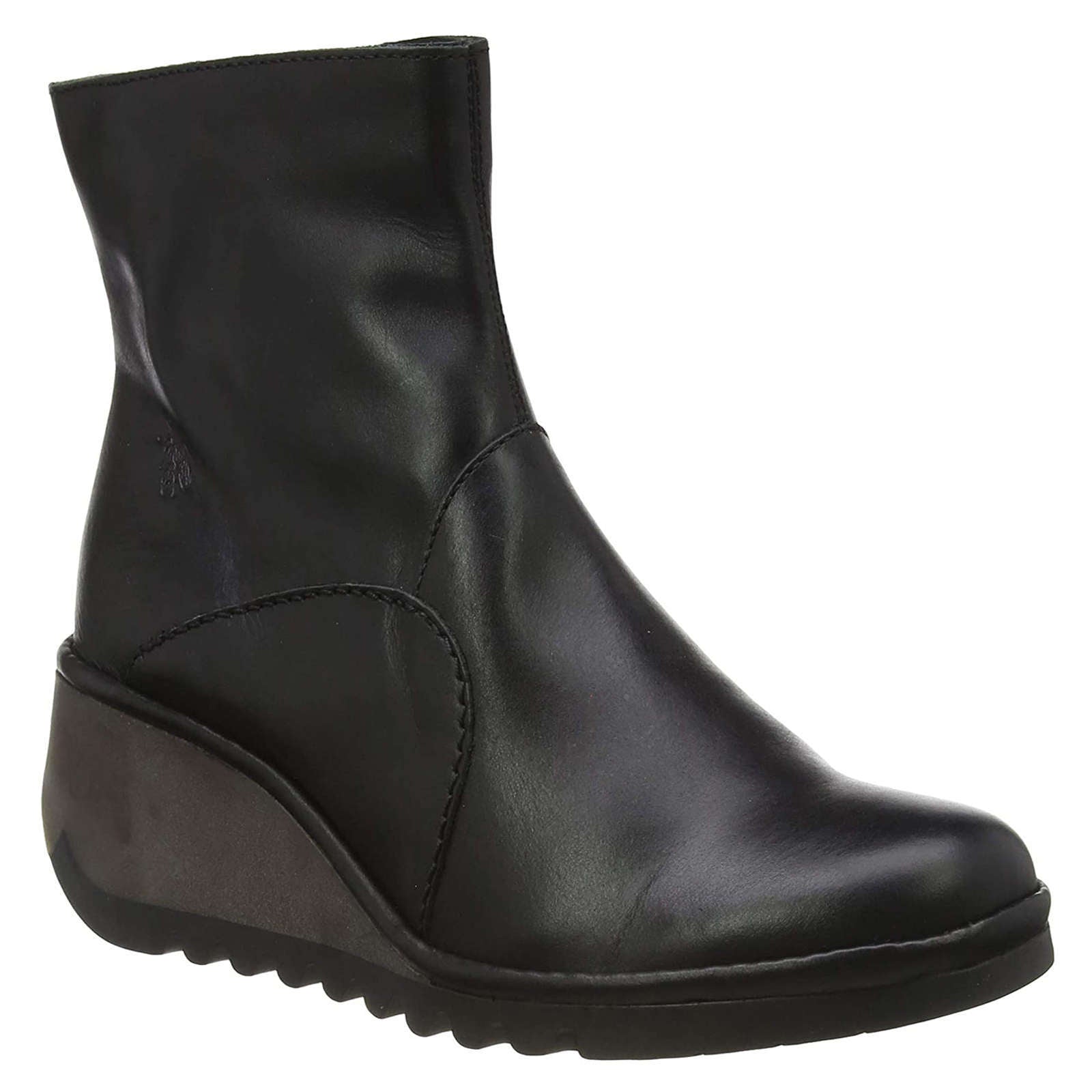 Fly London NEST056FLY Leather Womens Boots#color_black