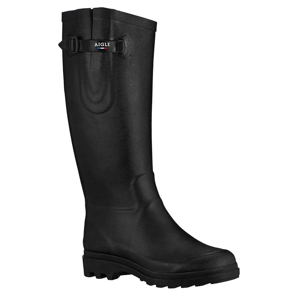 Aigle Aiglentine 2 Rubber Women's Tall Wellington Boots#color_black