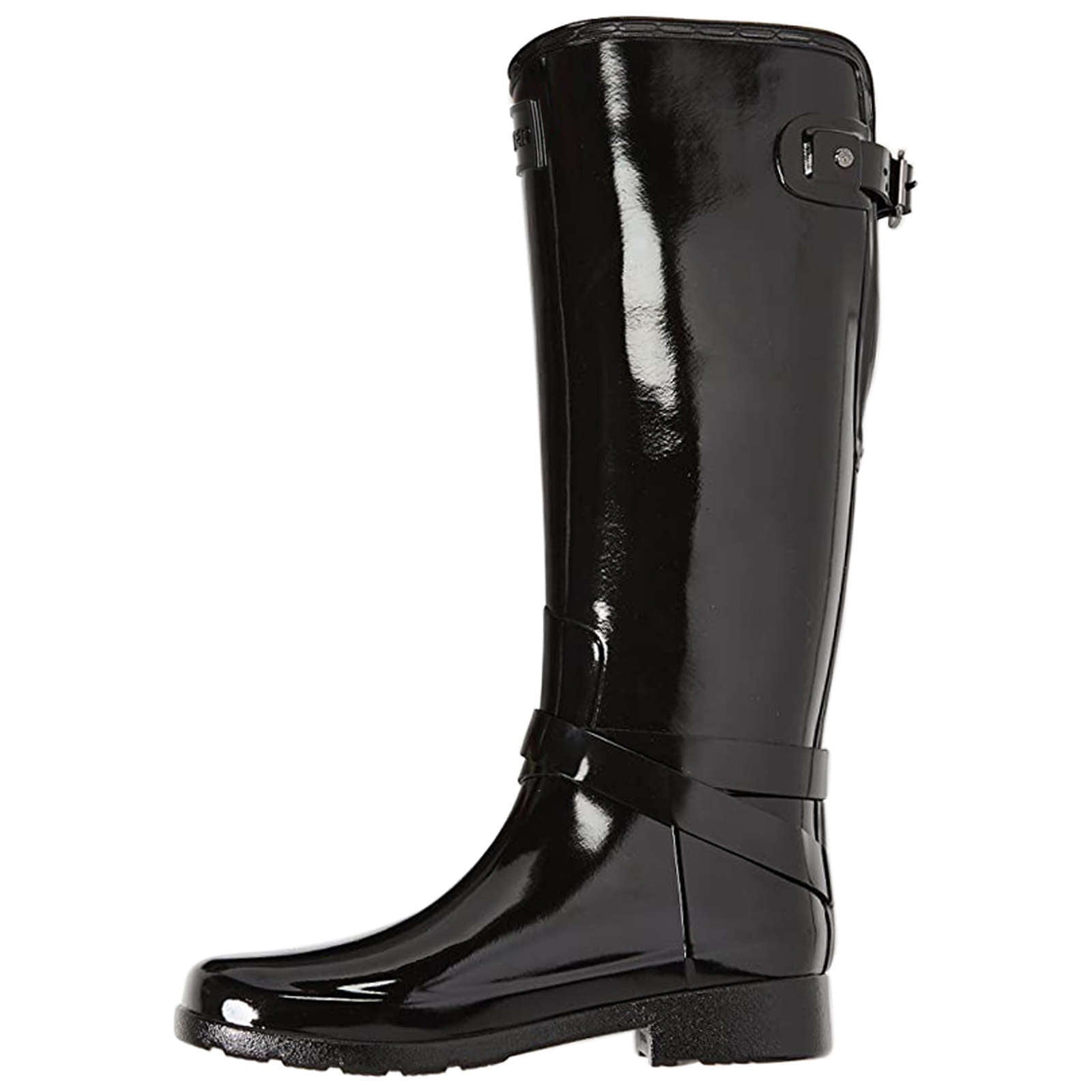 Hunter Refined Gloss Rubber Adjustable Women's Tall Wellington Boots