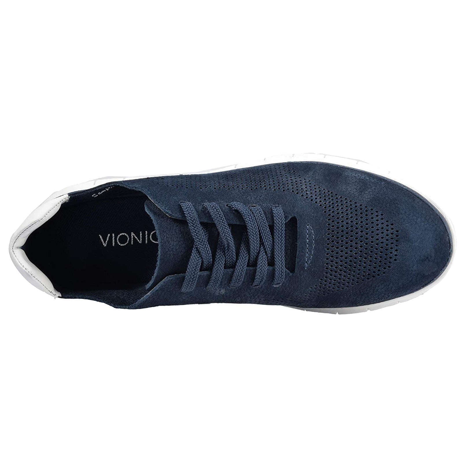 Vionic Fresh Tucker Nubuck Mens Sneakers#color_navy