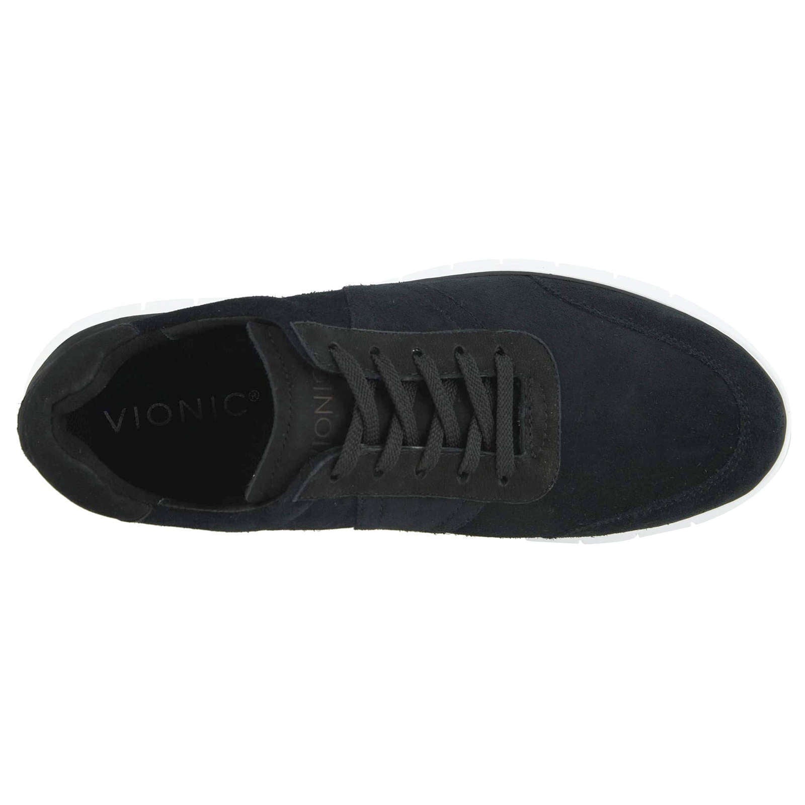 Vionic Rest Tanner Nubuck Mens Sneakers#color_black