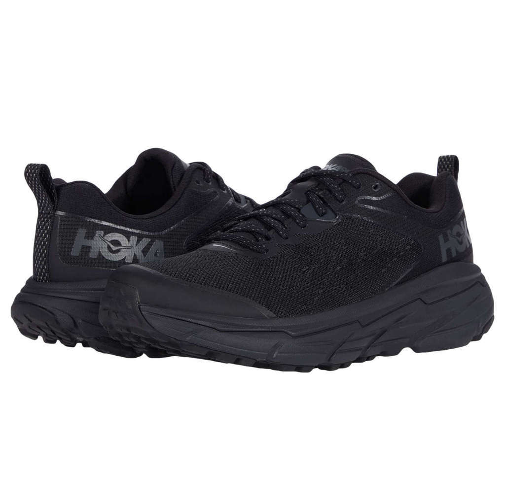 Hoka One One Challenger ATR 6 Synthetic Textile Men's Low-Top Sneakers#color_black black