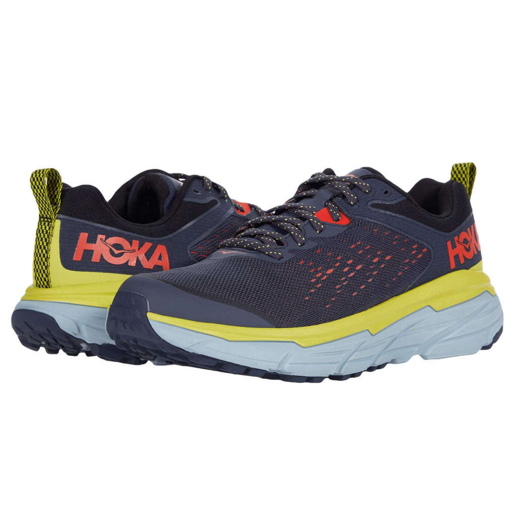 Hoka One One Challenger ATR 6 Synthetic Textile Men's Low-Top Sneakers#color_ombre blue green sheen