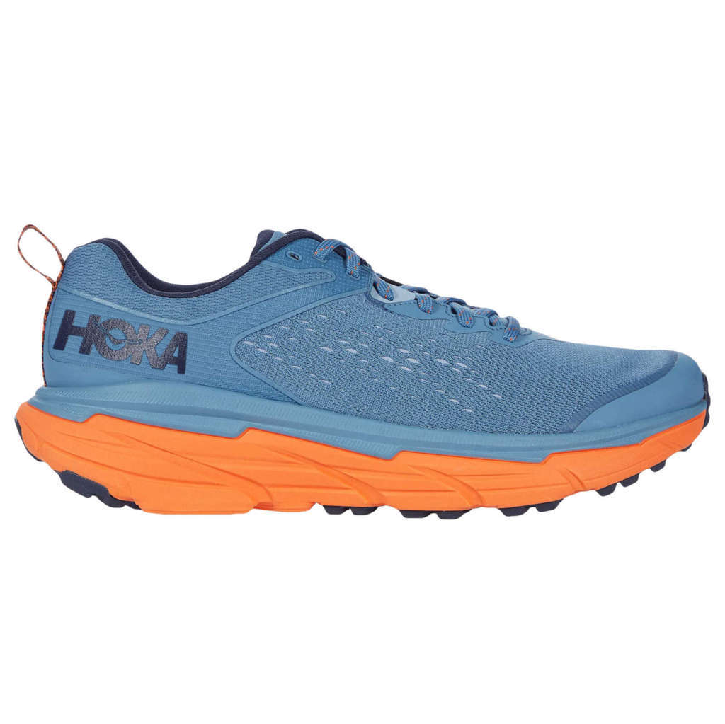 Hoka One One Challenger ATR 6 Synthetic Textile Men's Low-Top Sneakers#color_provincial blue carrot