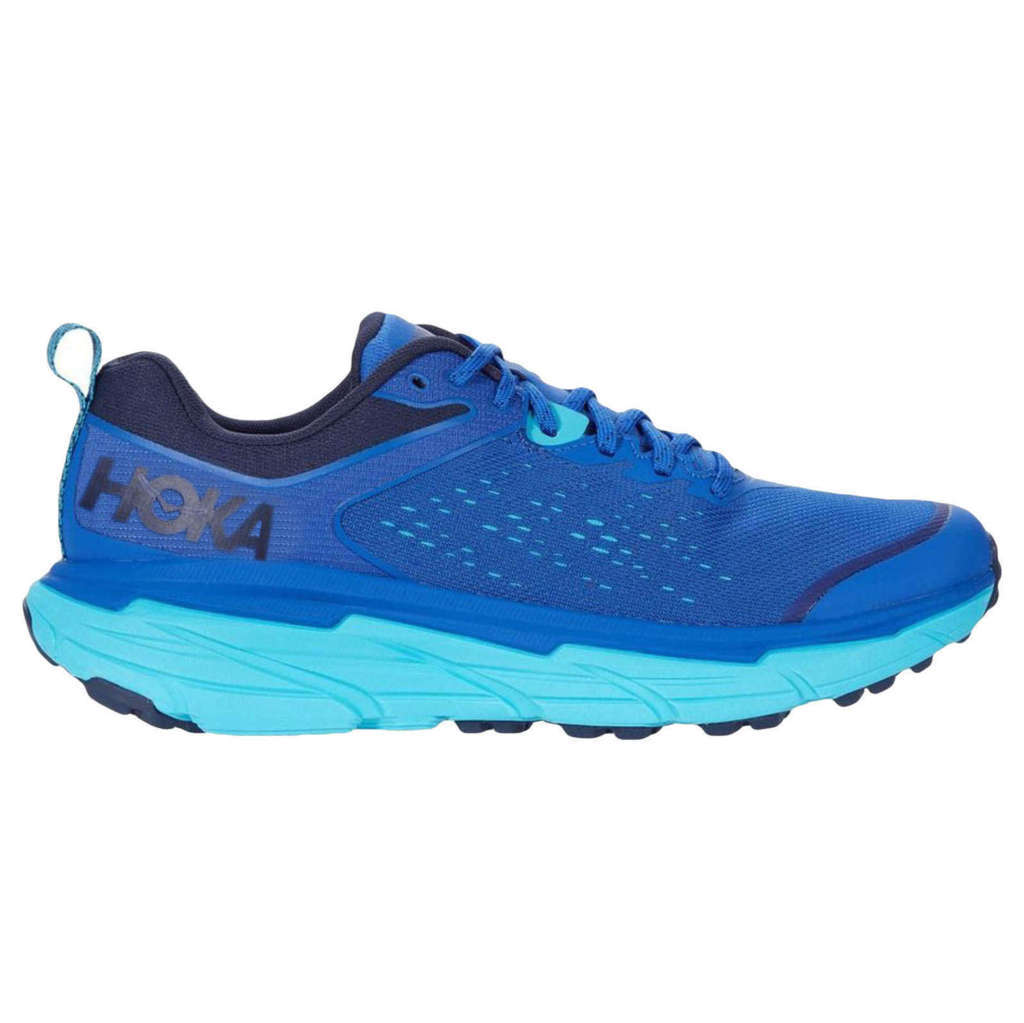 Hoka One One Challenger ATR 6 Synthetic Textile Men's Low-Top Sneakers#color_turkish sea scuba blue