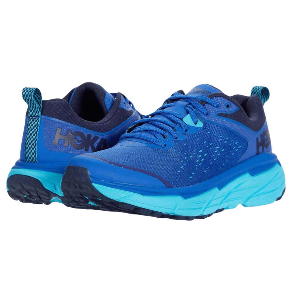 Hoka One One Challenger ATR 6 Synthetic Textile Men's Low-Top Sneakers#color_turkish sea scuba blue