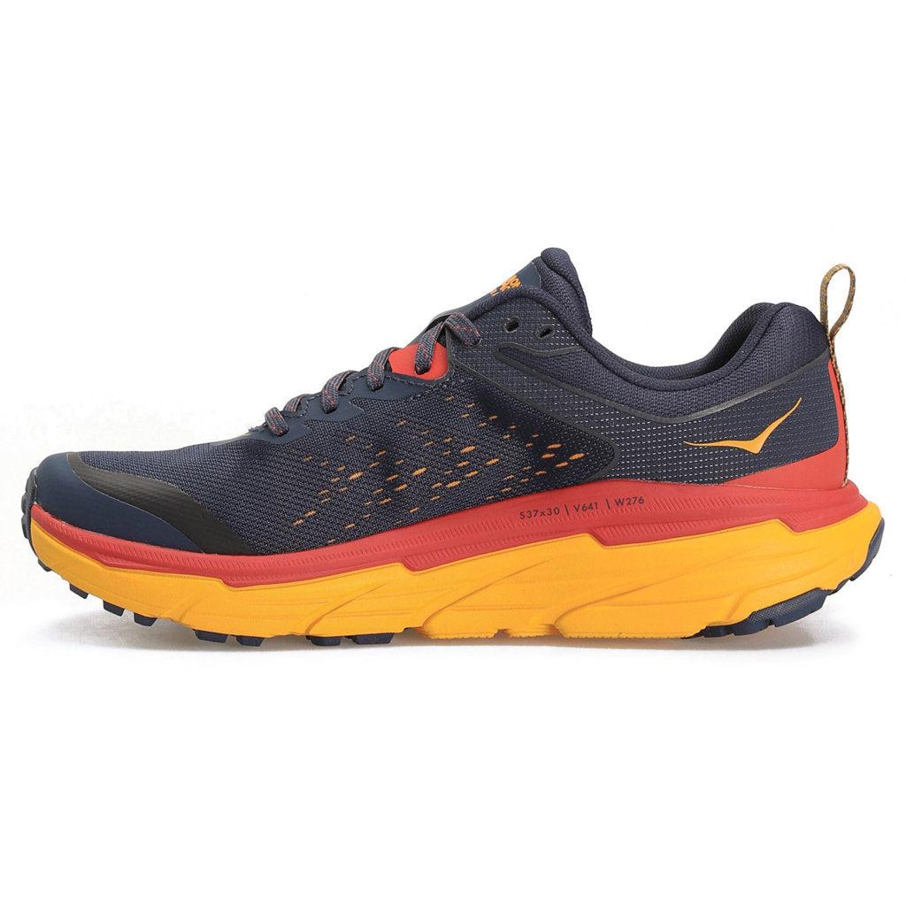 Hoka One One Challenger ATR 6 Synthetic Textile Men's Low-Top Sneakers#color_outer space radiant yellow