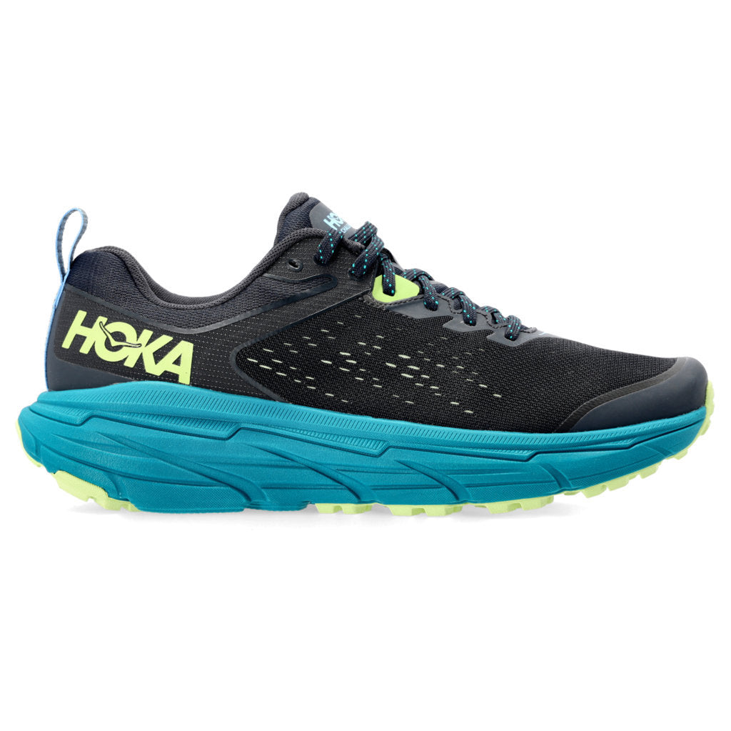 Hoka One One Challenger ATR 6 Synthetic Textile Men's Low-Top Sneakers#color_blue graphite kayaking