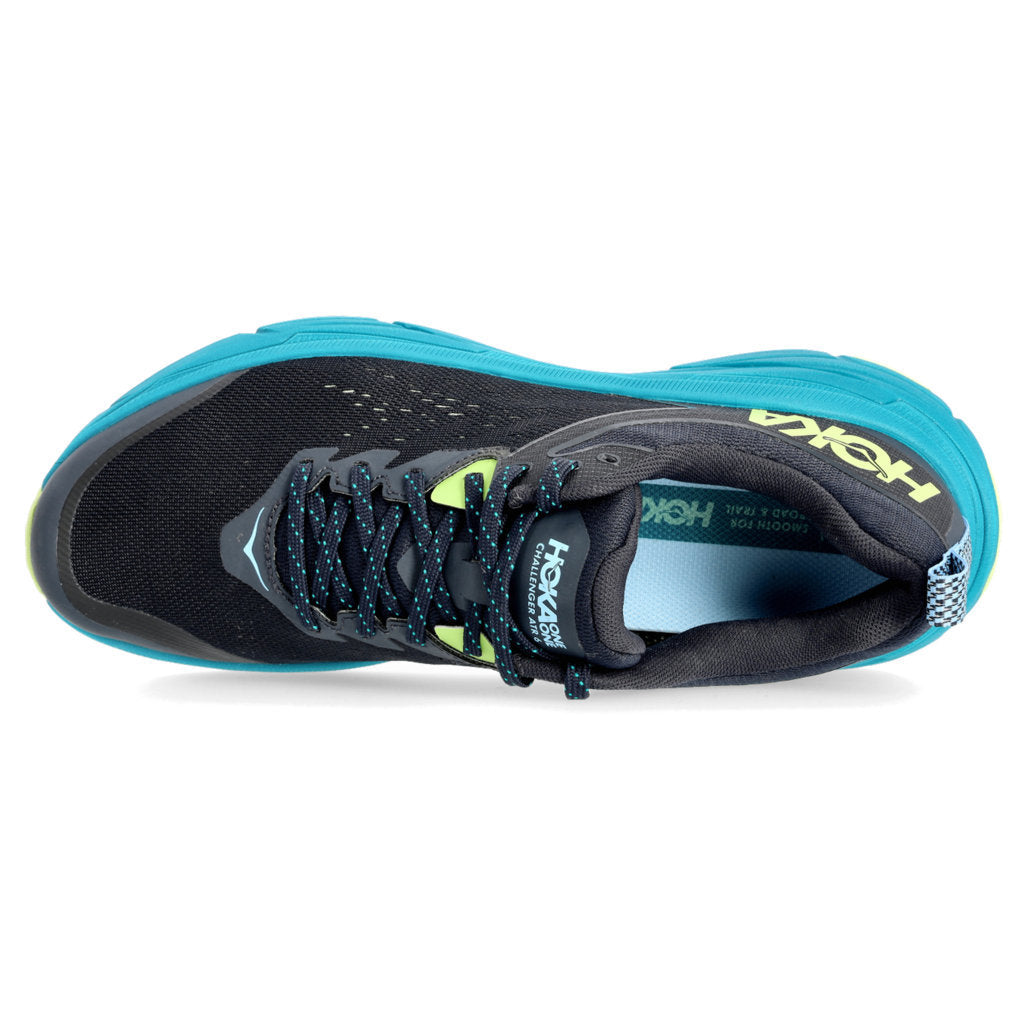 Hoka One One Challenger ATR 6 Synthetic Textile Men's Low-Top Sneakers#color_blue graphite kayaking
