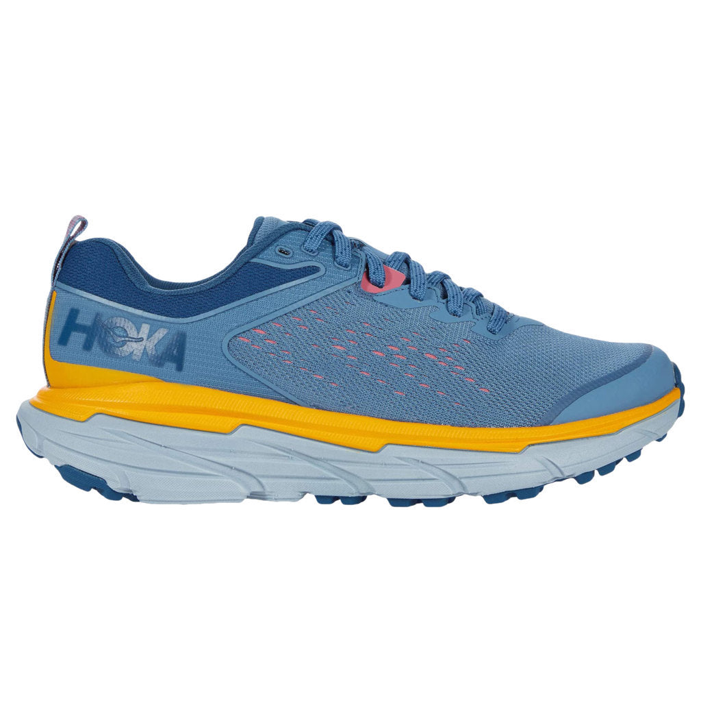 Hoka One One Challenger ATR 6 Synthetic Textile Women's Low-Top Sneakers#color_provincial blue saffron