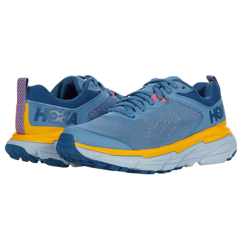 Hoka One One Challenger ATR 6 Synthetic Textile Women's Low-Top Sneakers#color_provincial blue saffron